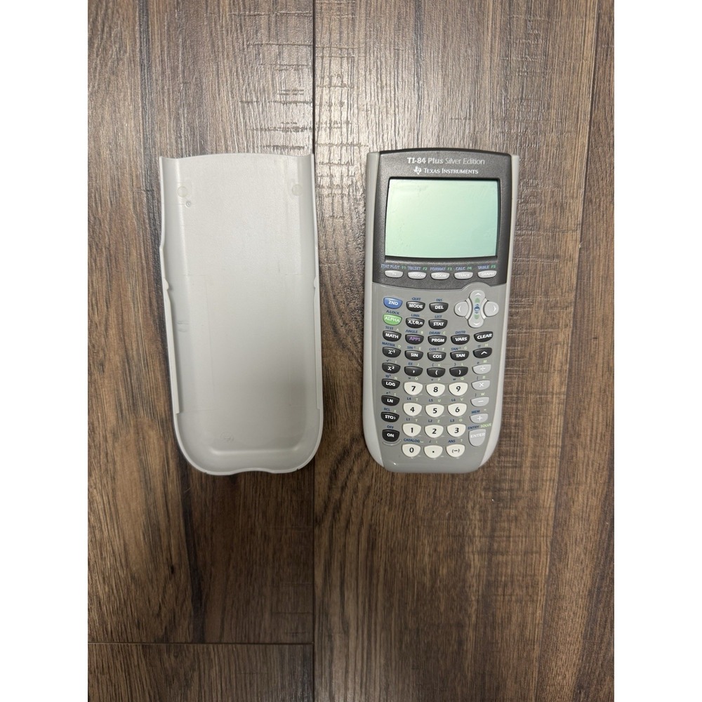 Texas Instruments TI-84 Plus Silver Edition Graphing Calculator Tested Works - Picture 2 of 3